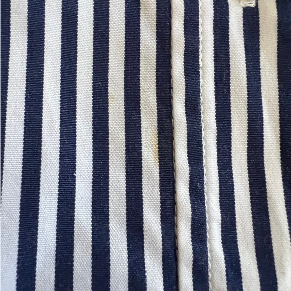 A.L.C MONICA BLUE & WHITE STRIPE BUTTON DOWN SHIRT, SIZE 4. - Picture 6 of 11